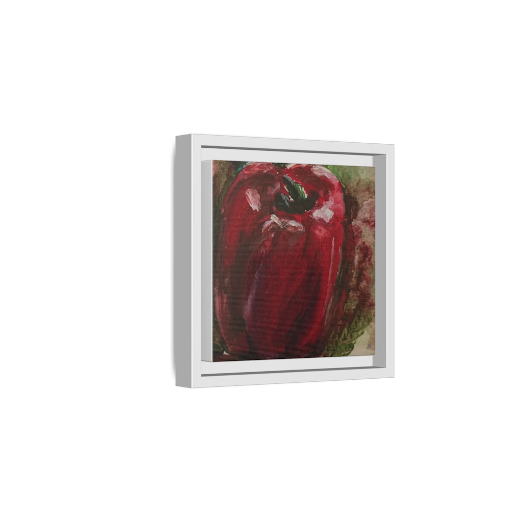 Red Bell Pepper Painting Matte Canvas