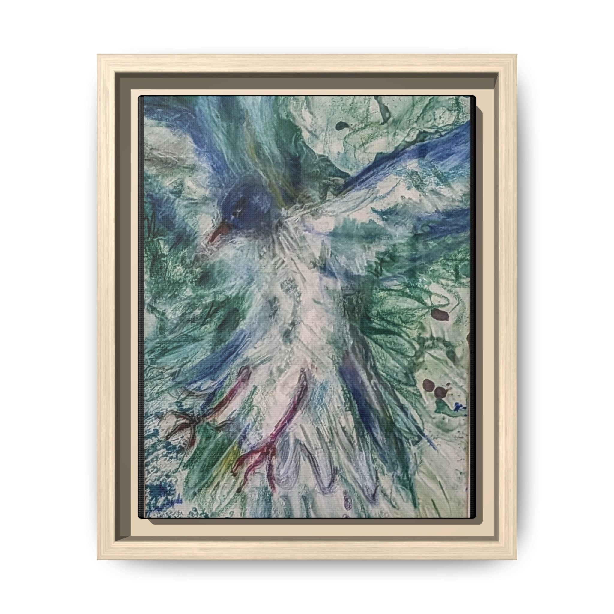 Free Bird, Framed Matte Canvas,   Multi-color frames)