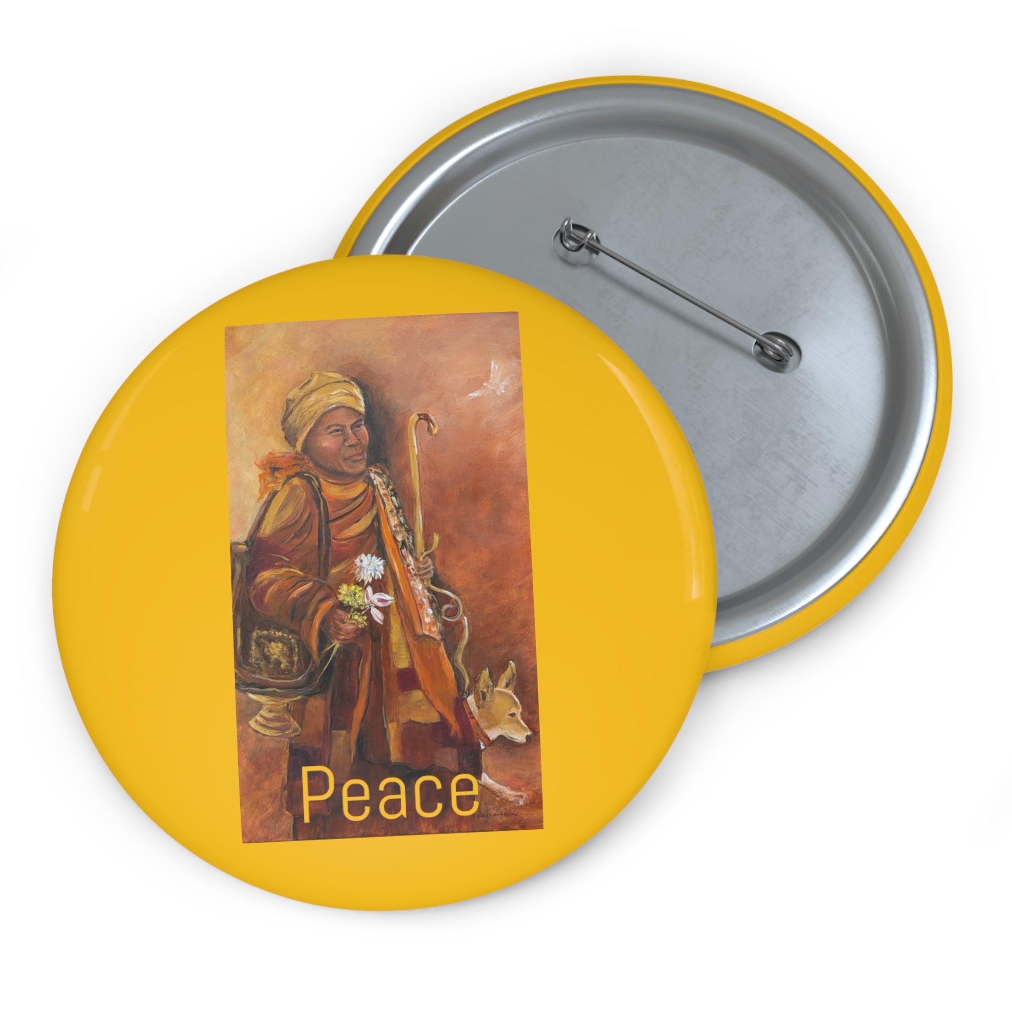 Walk for Peace Pin Button — Badge