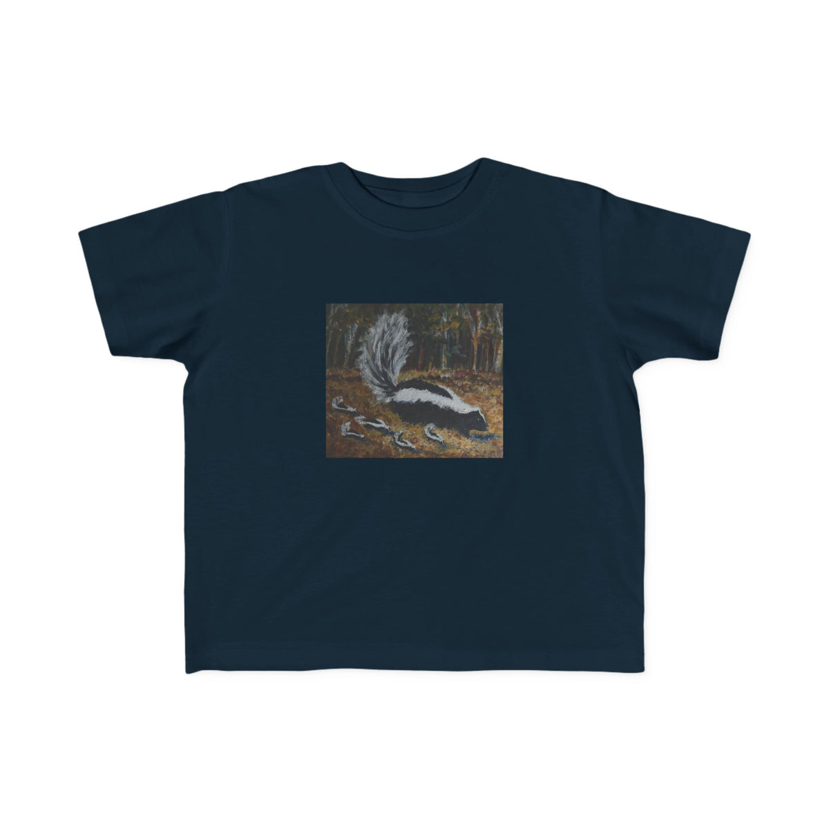 Skunk Family Toddler Tee — Cute Woodland Animal T-Shirt for Kids
