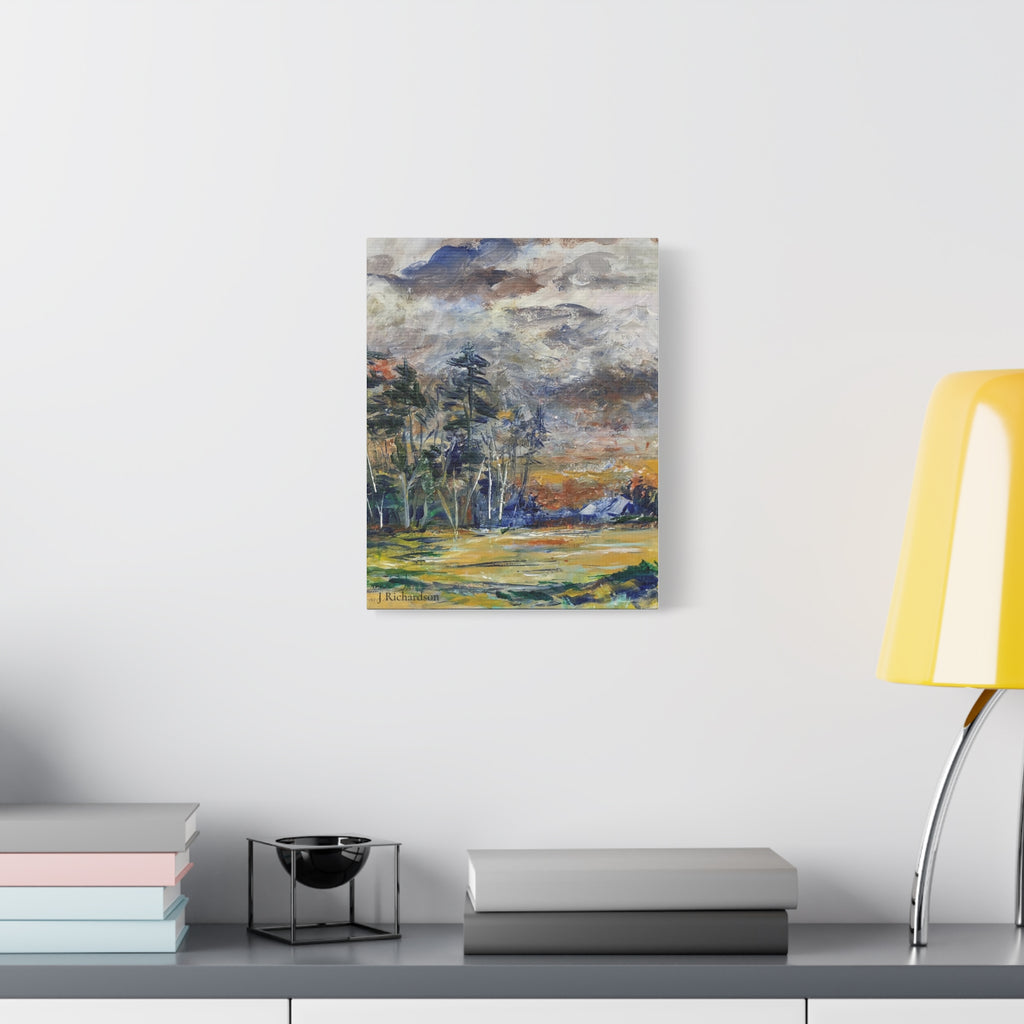 Stormy Landscape Wall Art/ stretched canvas