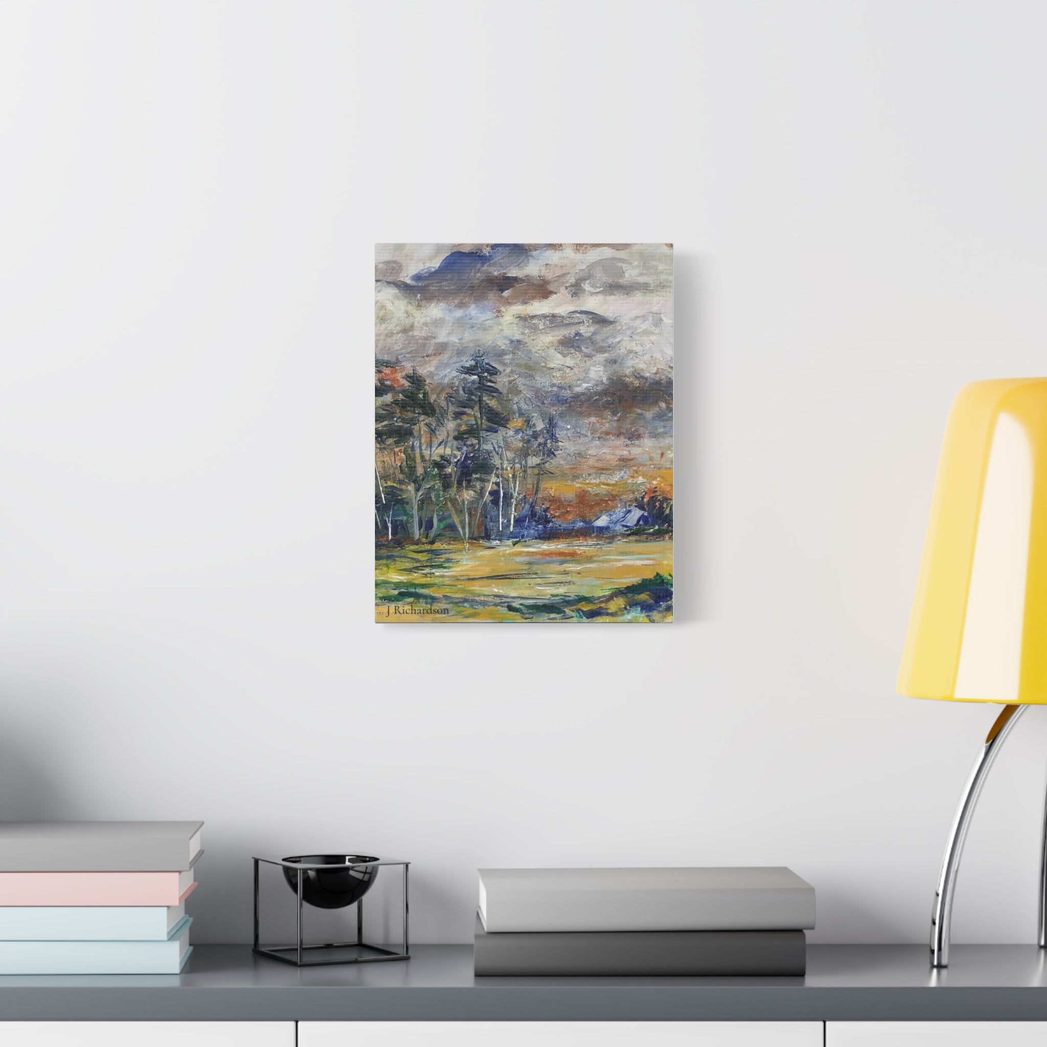 Stormy Landscape Wall Art/ stretched canvas