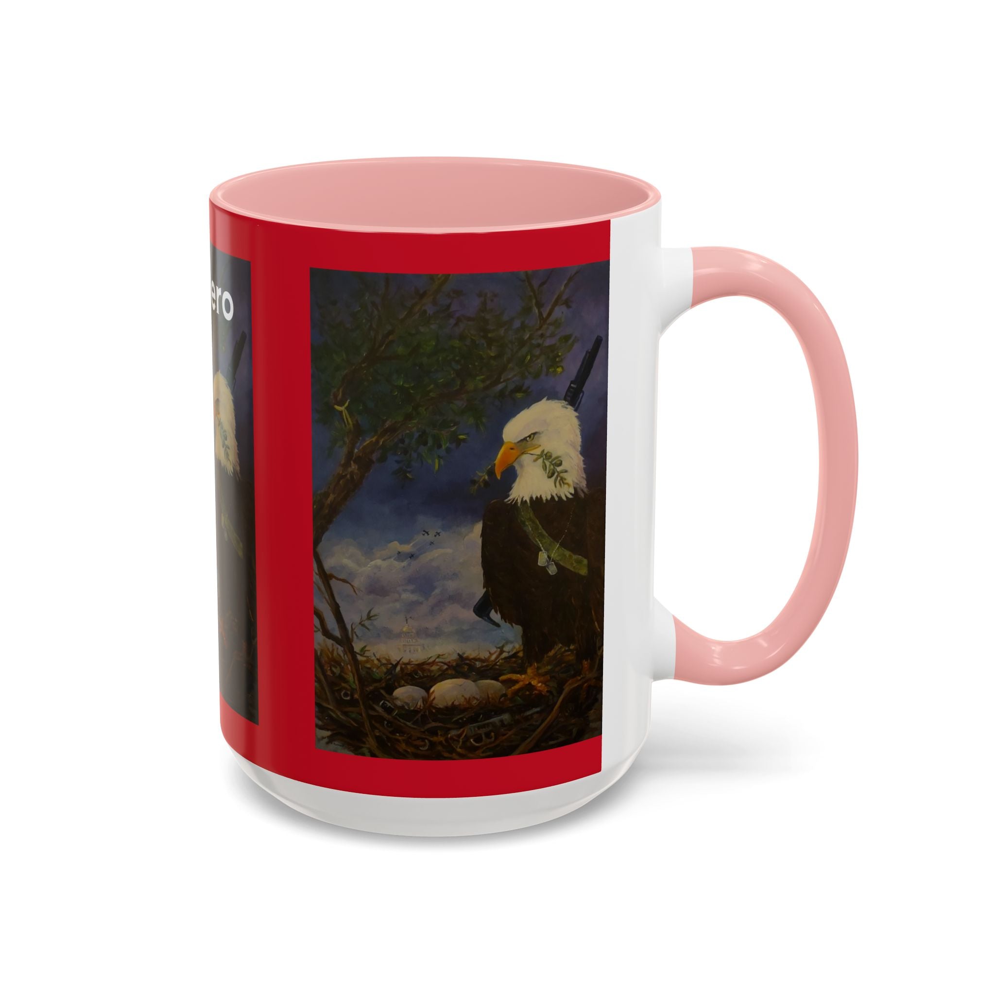 American Hero Patriotism Accent Coffee Mug (11, 15oz)