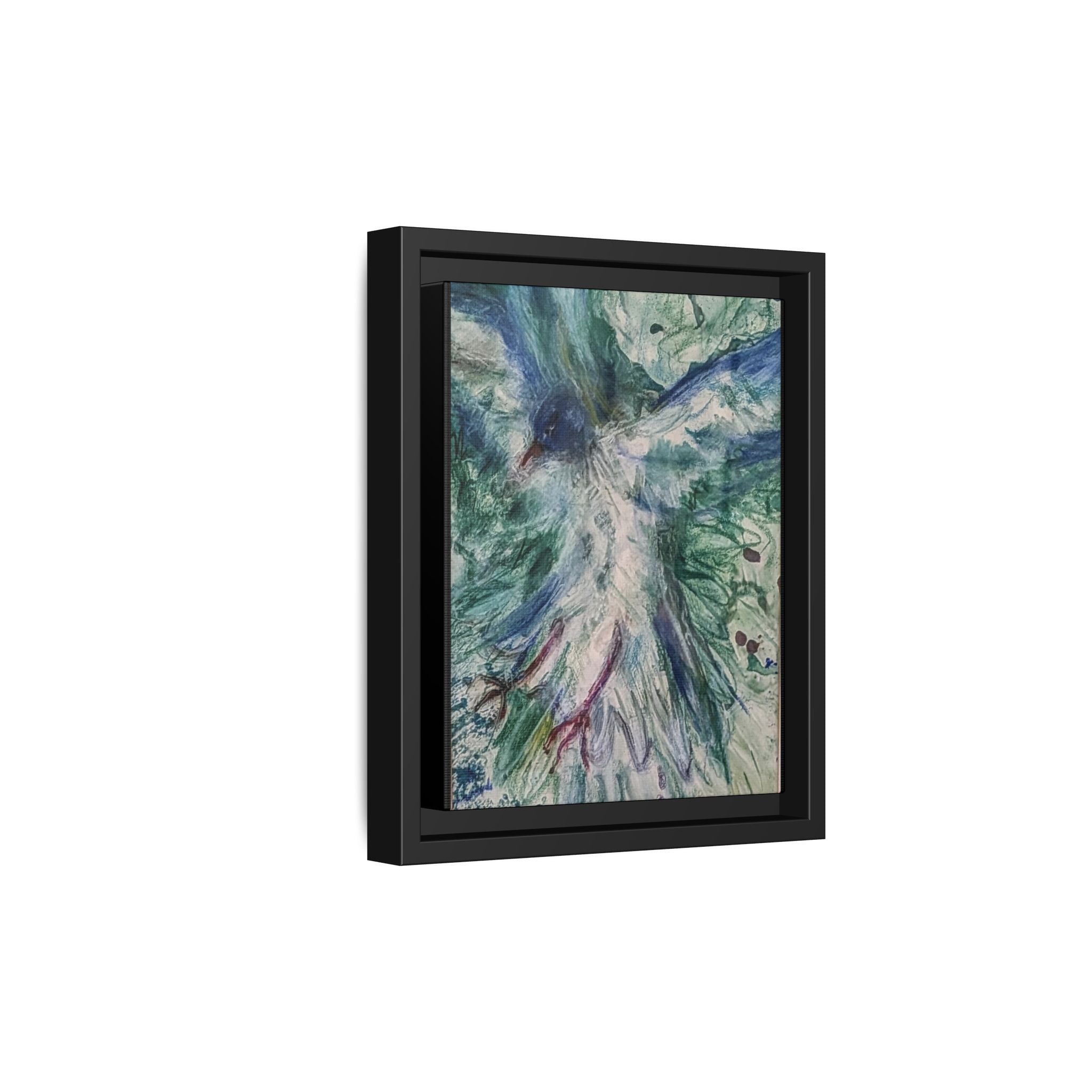 Free Bird, Framed Matte Canvas,   Multi-color frames)