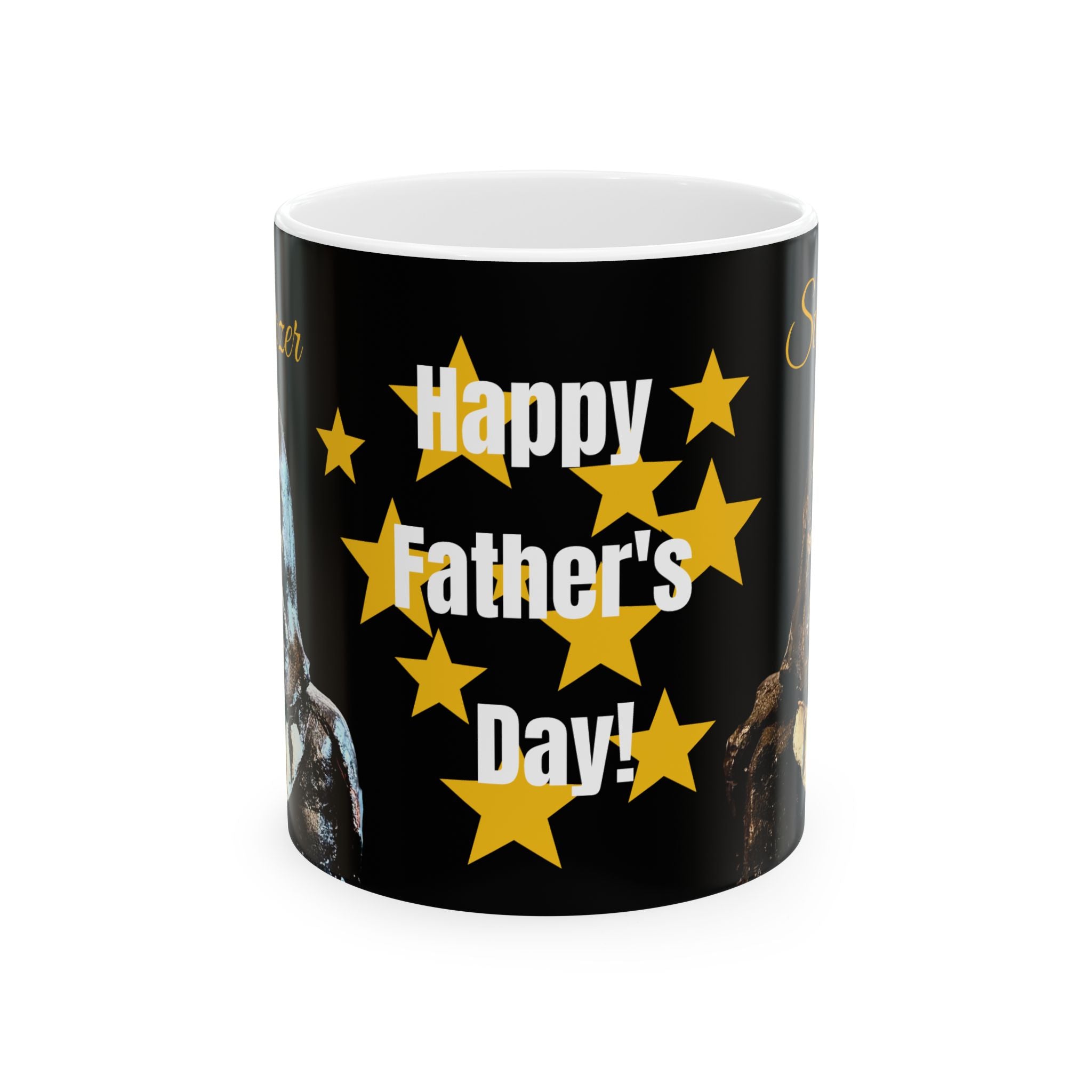 Stargazer Character Ceramic Mug — a clay sculpture by JR (11oz/15oz)