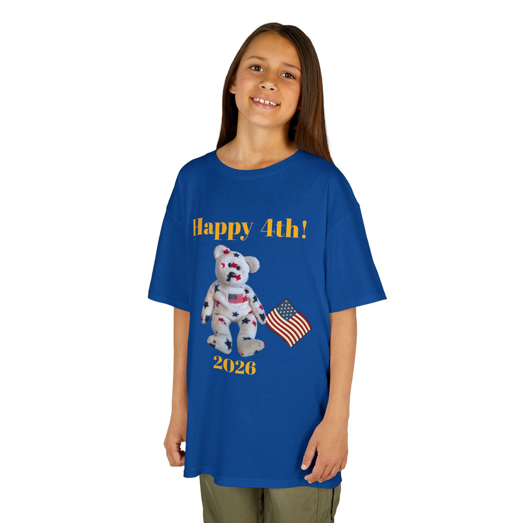 Beanie Bear Patriotic Kids Heavy Cotton™XS/S/M/L/XL Tee