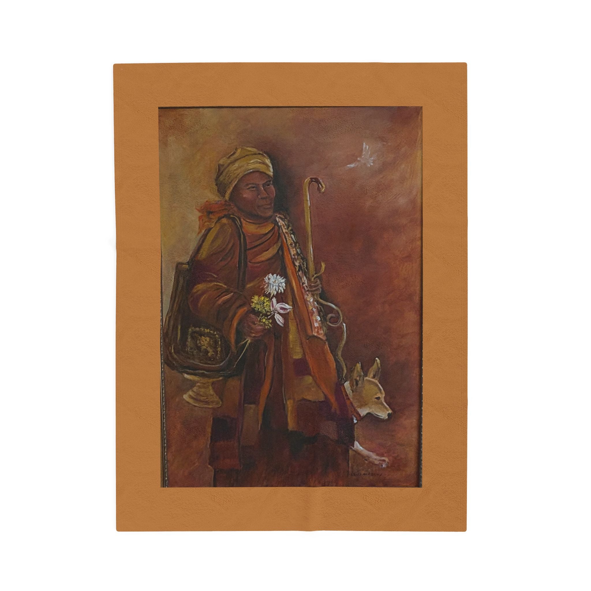 "Walk for Peace" Velveteen Plush Blanket