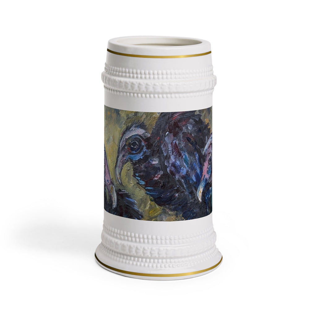 Trio of Vultures Beer Stein