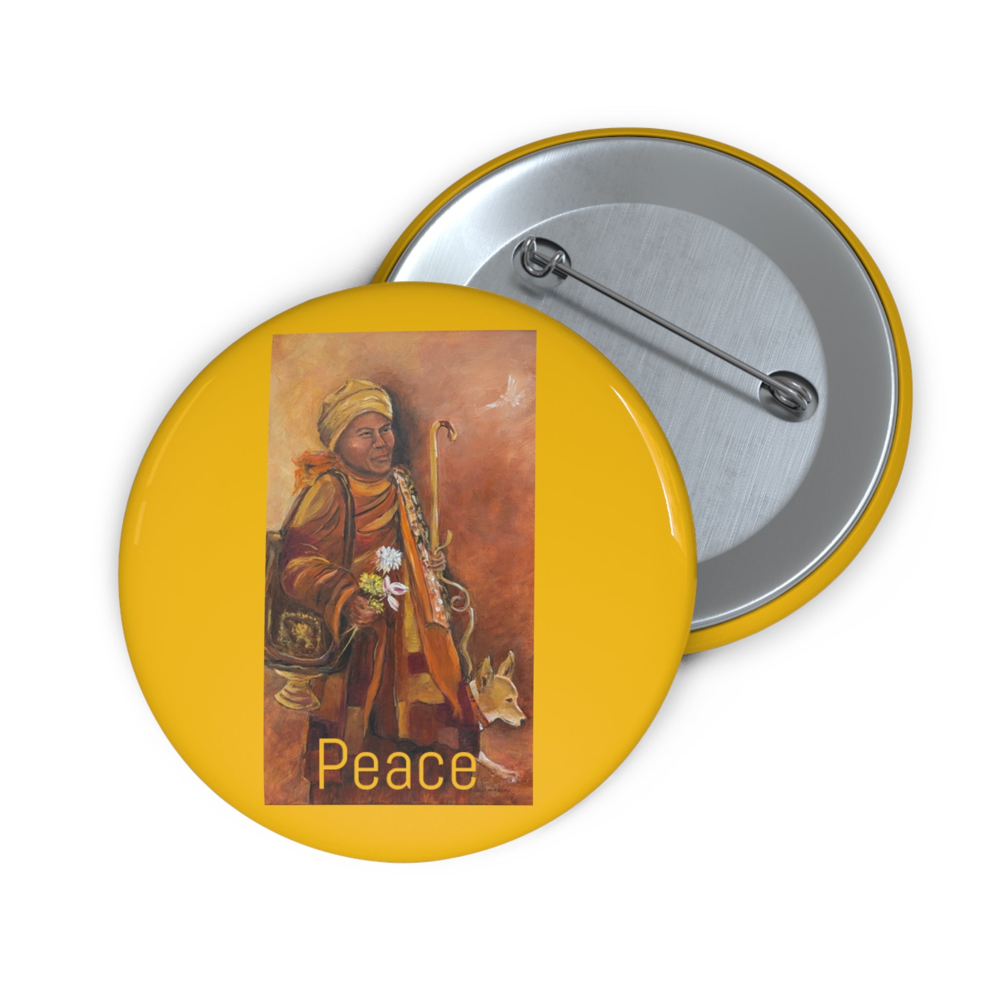 Walk for Peace Pin Button — Badge