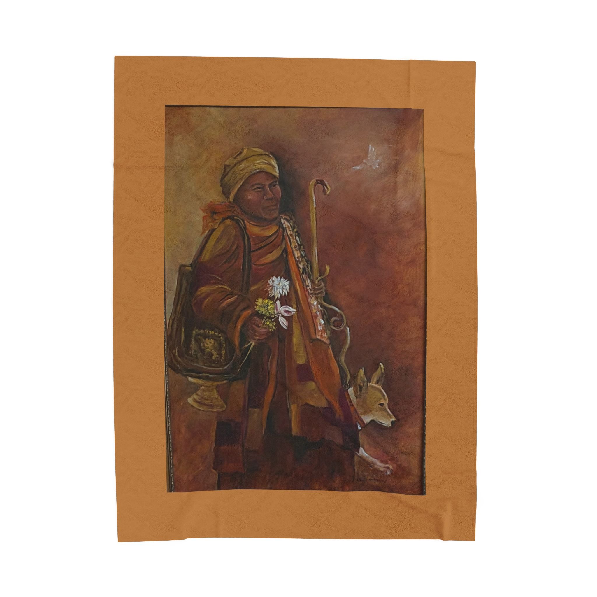 "Walk for Peace" Velveteen Plush Blanket