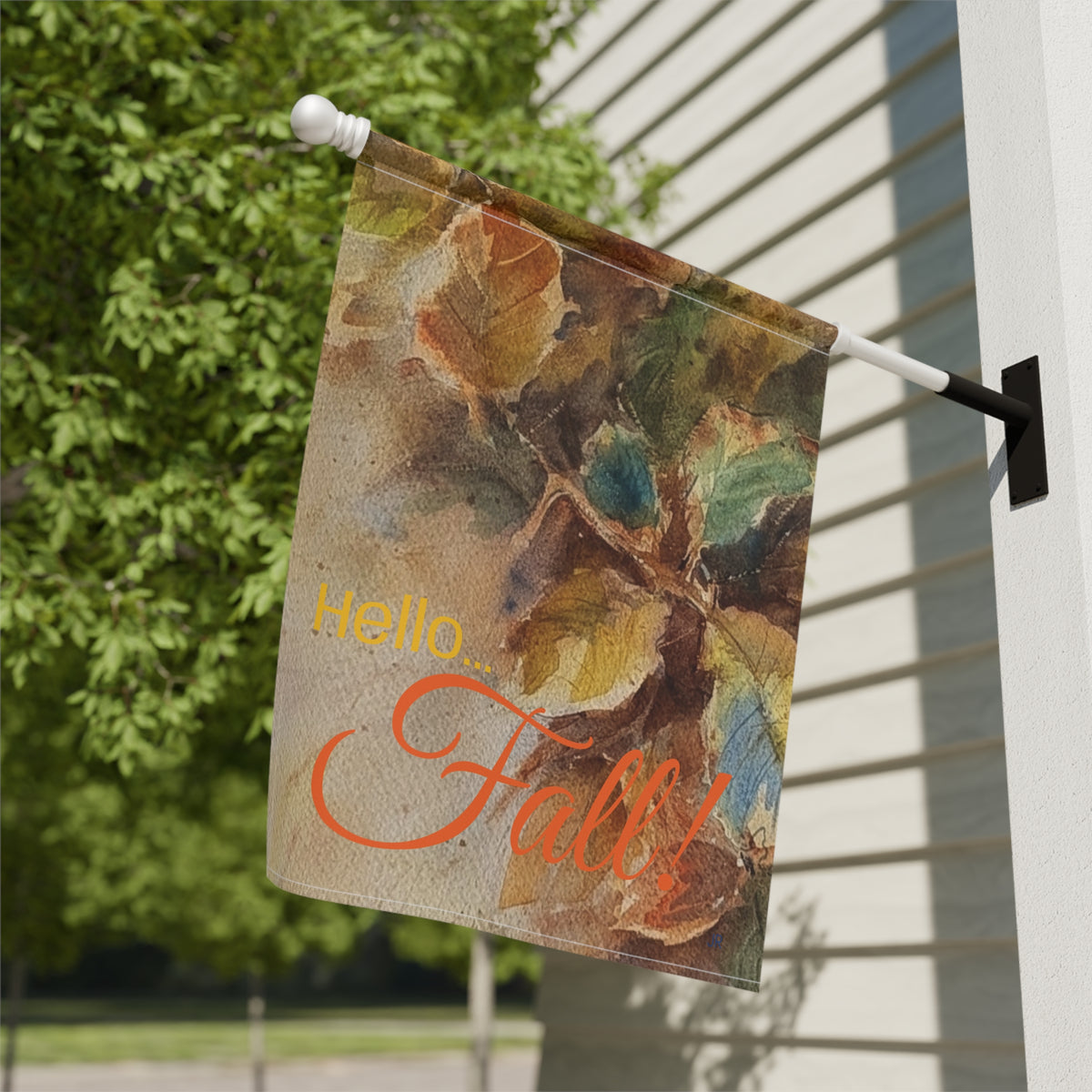 Happy Halloween Skeletons Garden Flag | Halloween Garden Banner