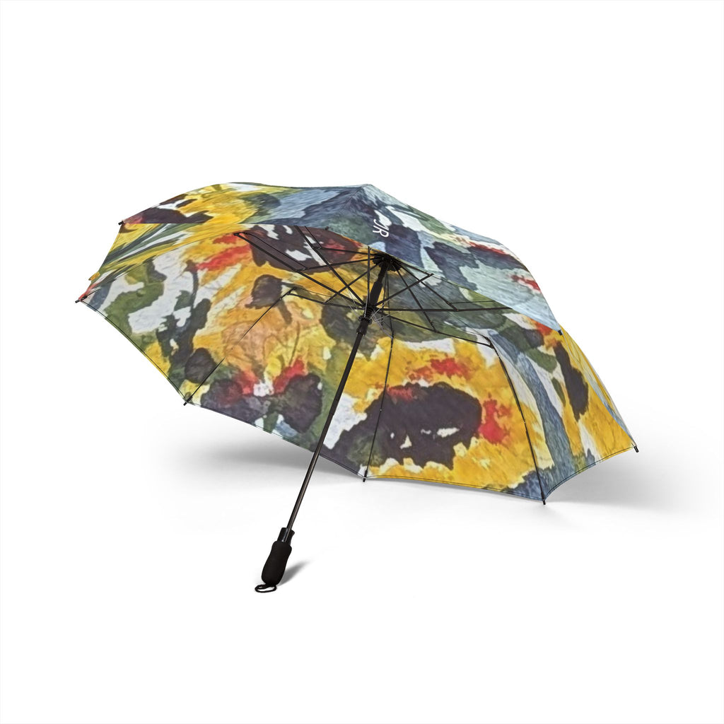 Daisy floral Umbrella Semi-Automatic Foldable