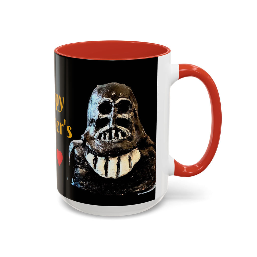 Father’s Day Coffee Mug – "Happy Father's Day" Black Accent Ceramic Mug (11/15oz)