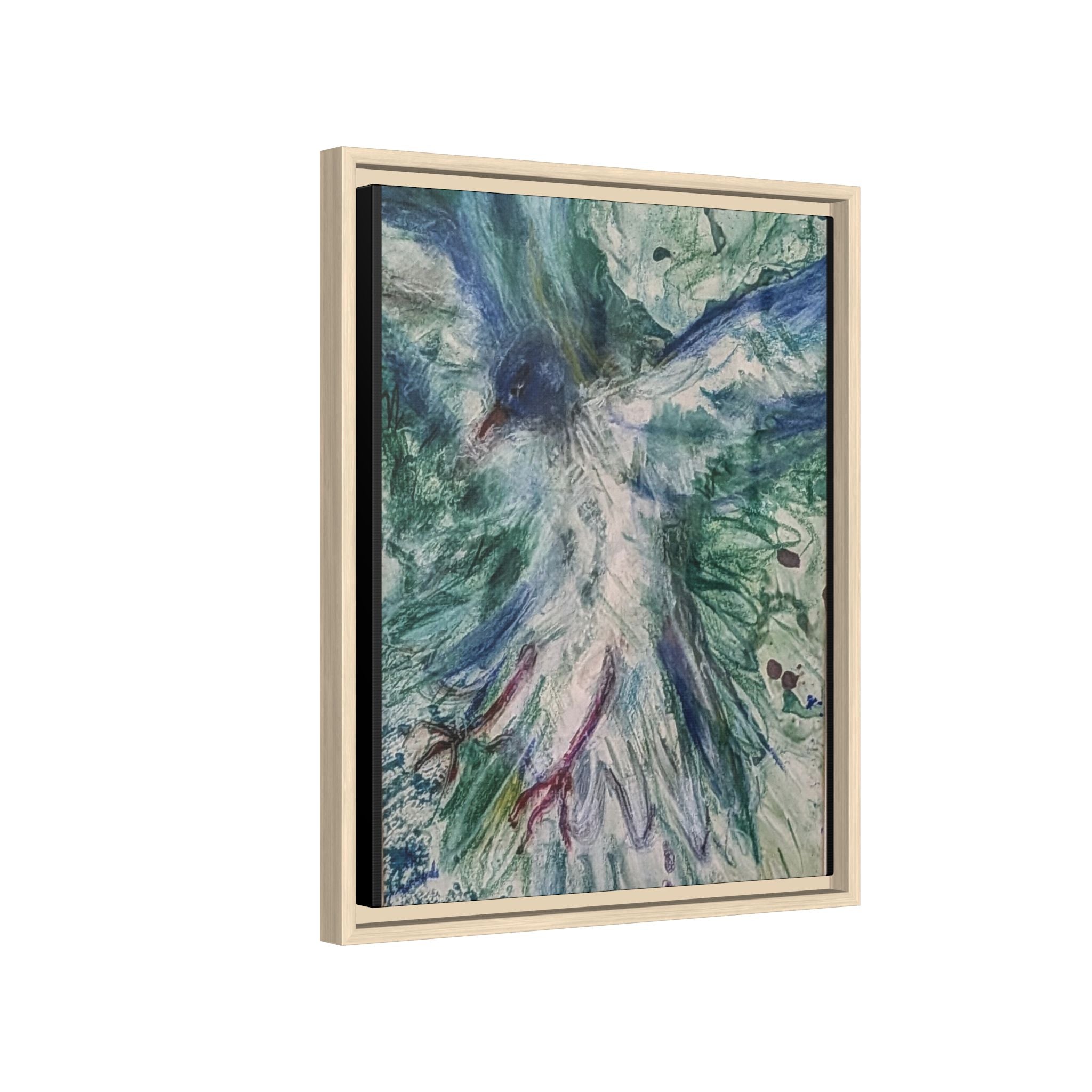 Free Bird, Framed Matte Canvas,   Multi-color frames)