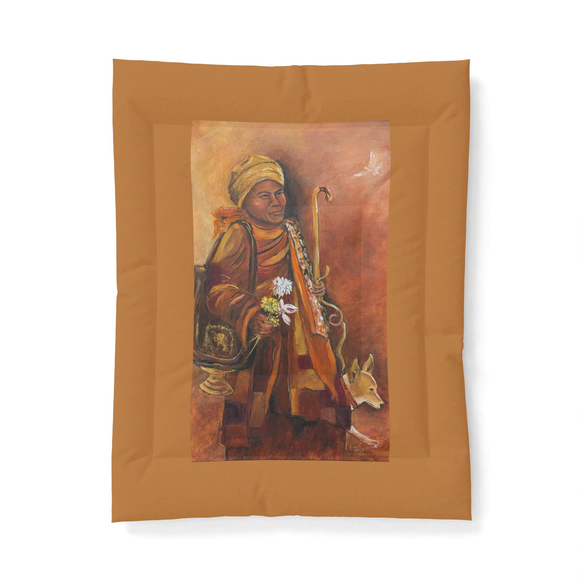Monk "Peace"  Cotton Comforter — Warm  Bedding