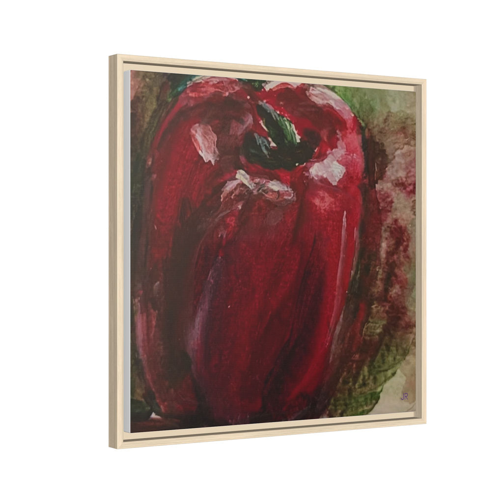 Red Bell Pepper Painting Matte Canvas