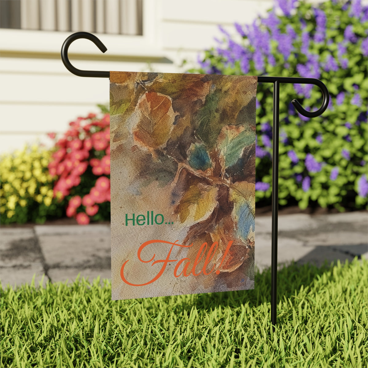 Fall Leaves Garden Banner 2 sizes