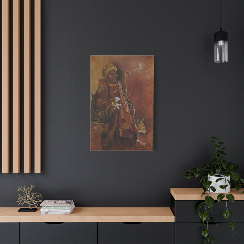 "The Dove" JR original, printed on stretched canvas, 1.25"