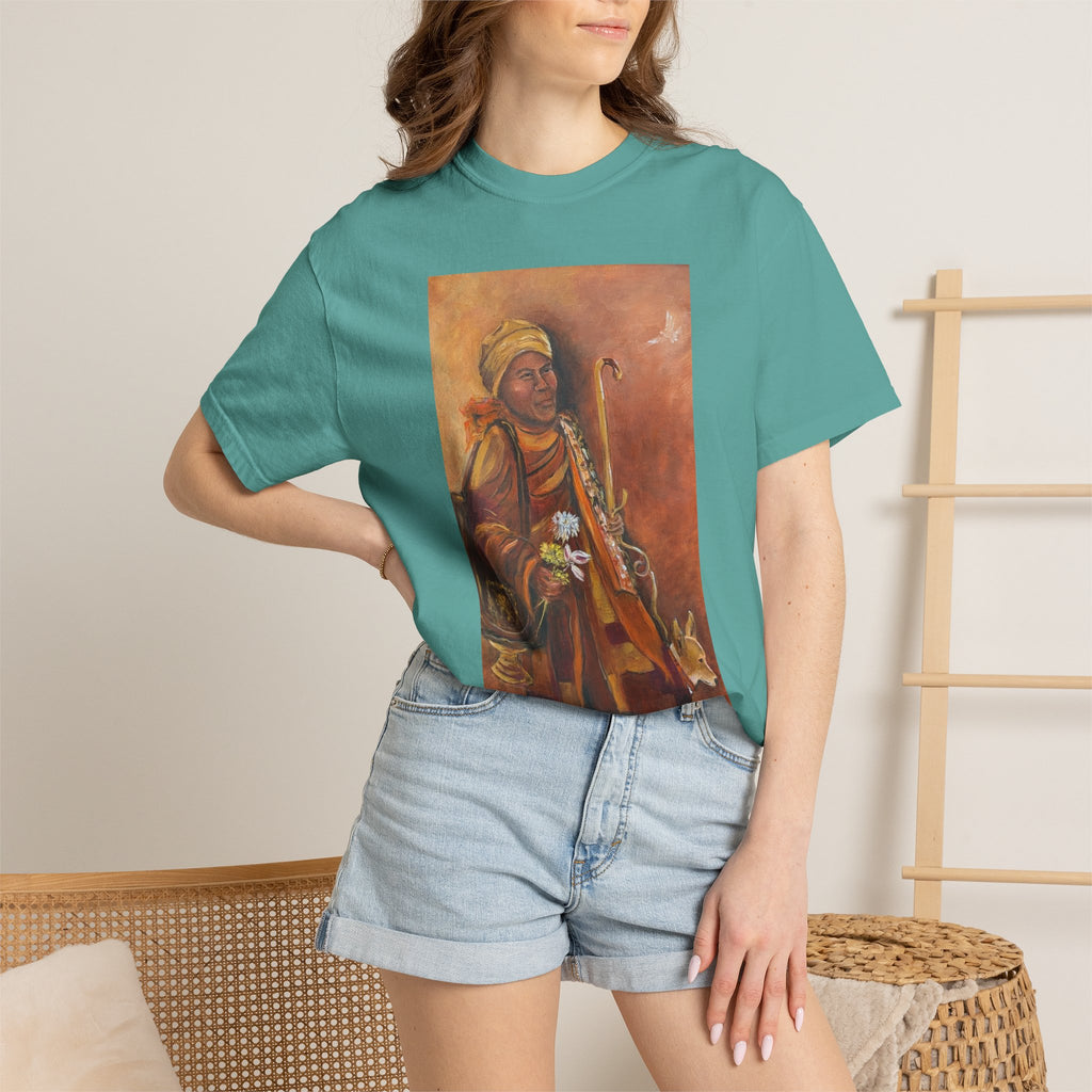 Walk for Peace T-Shirt — Monk Art Graphic Tee