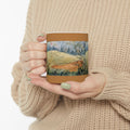 Golfer Ceramic Mug — Serene Countryside Coffee Cup (11oz, 15oz)