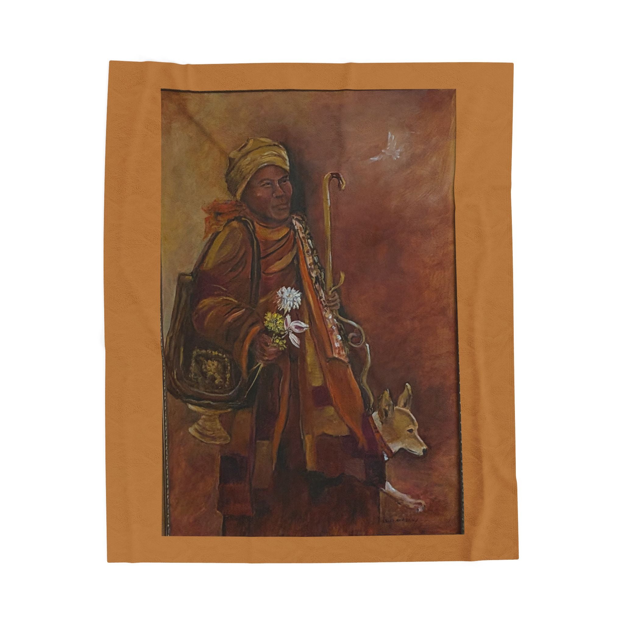 "Walk for Peace" Velveteen Plush Blanket