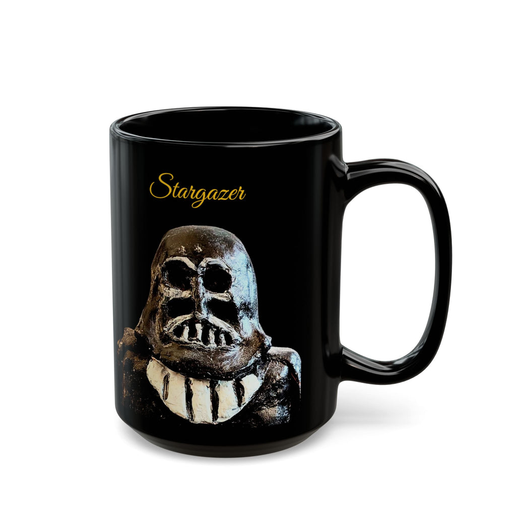 Happy Father's Day Black Mug – 'Dark Character Design (11oz & 15oz)