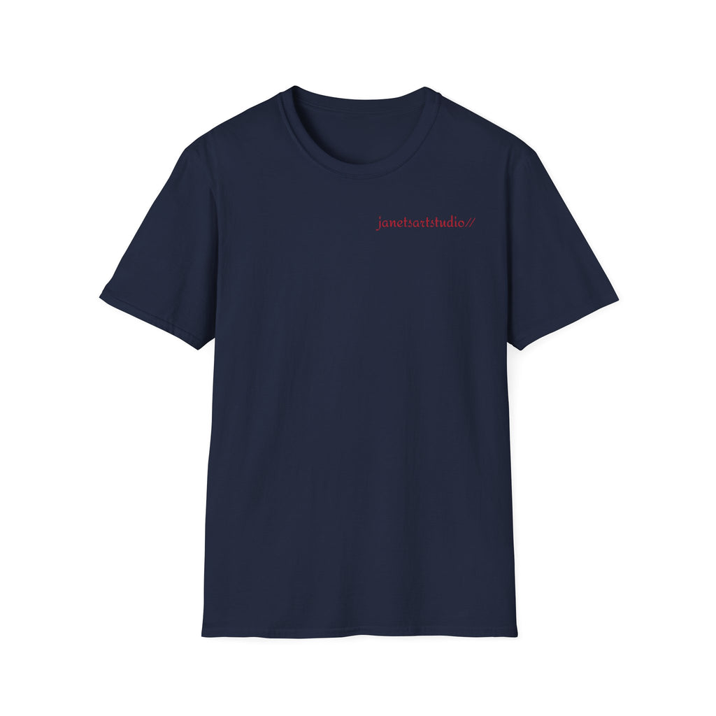 Cheers cocktail Unisex T Shirt, back design, "Cheers' script front