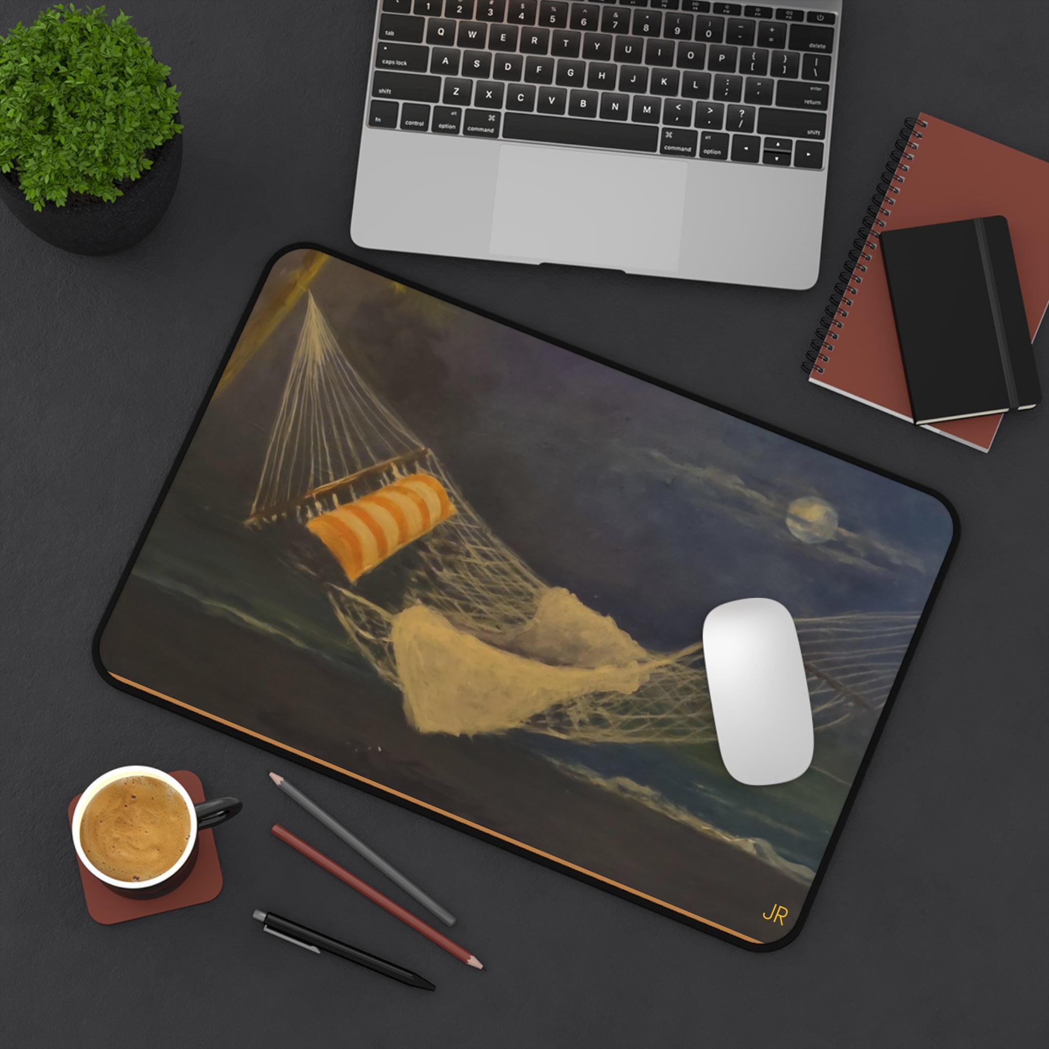 Back to School Oceanside hammock desk mat