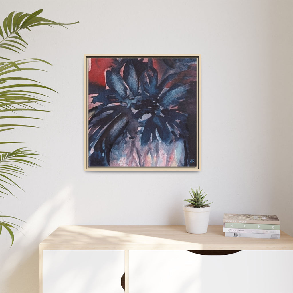 Copy of Lemon Grapes Pastel Painting Framed Matte Canvas