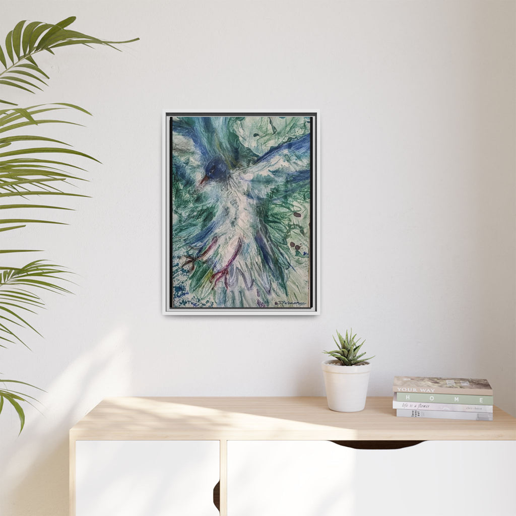 Free Bird, Framed Matte Canvas,   Multi-color frames)