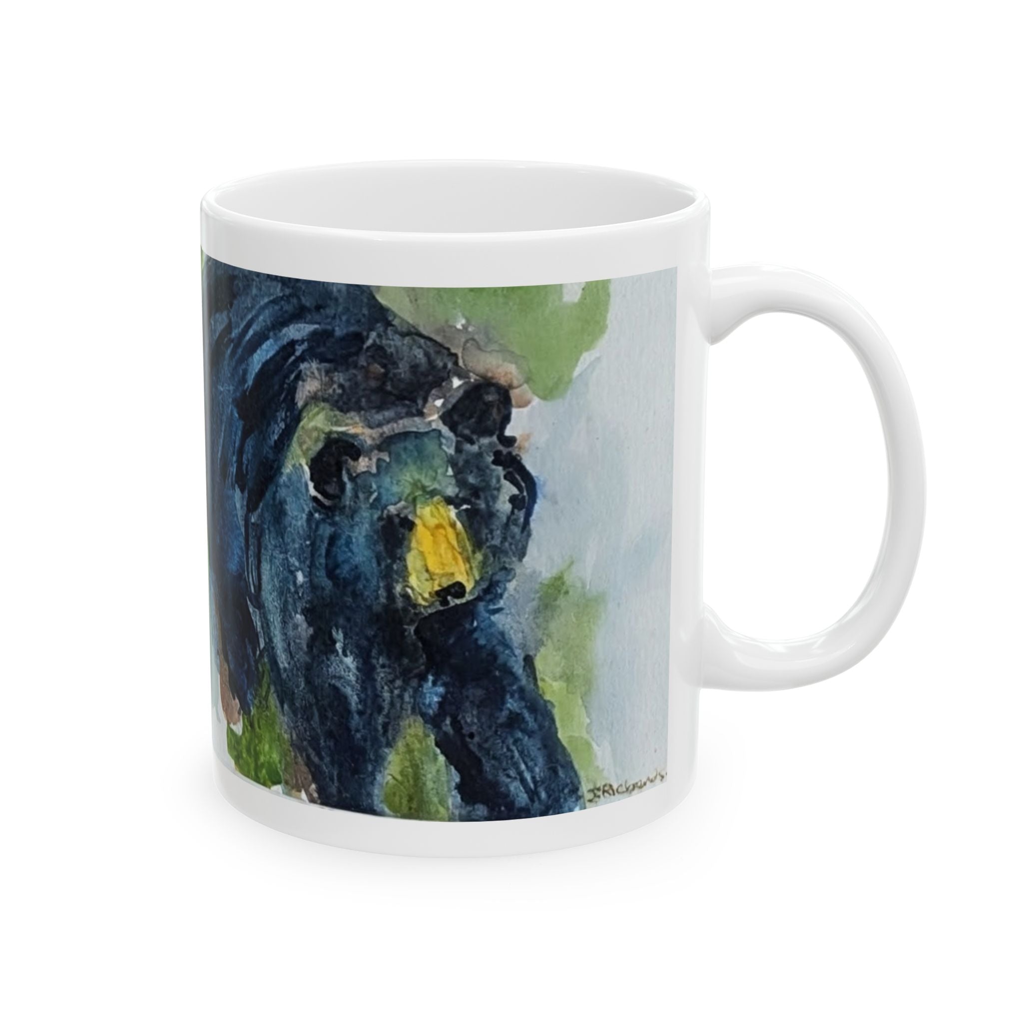Black bear Ceramic Mug –  (11oz & 15oz)