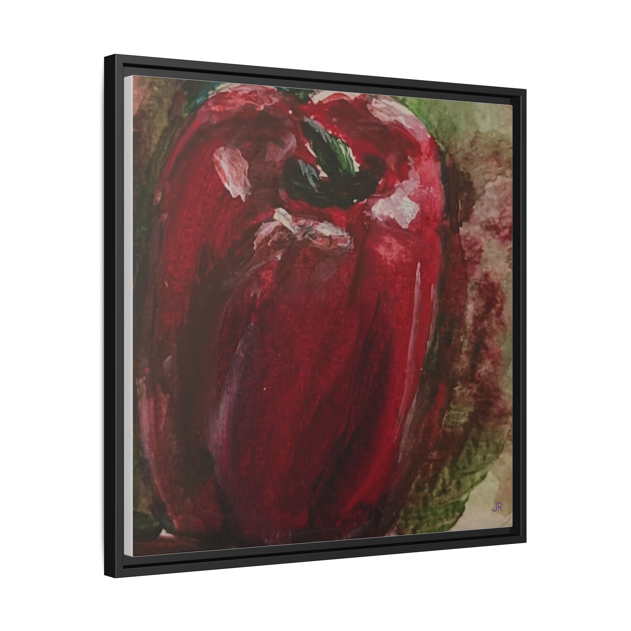 Red Bell Pepper Painting Matte Canvas