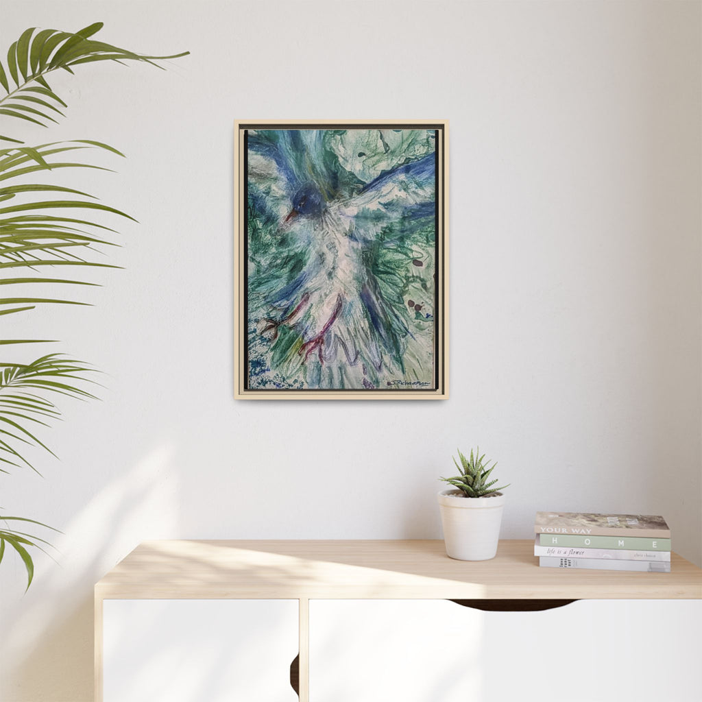 Free Bird, Framed Matte Canvas,   Multi-color frames)