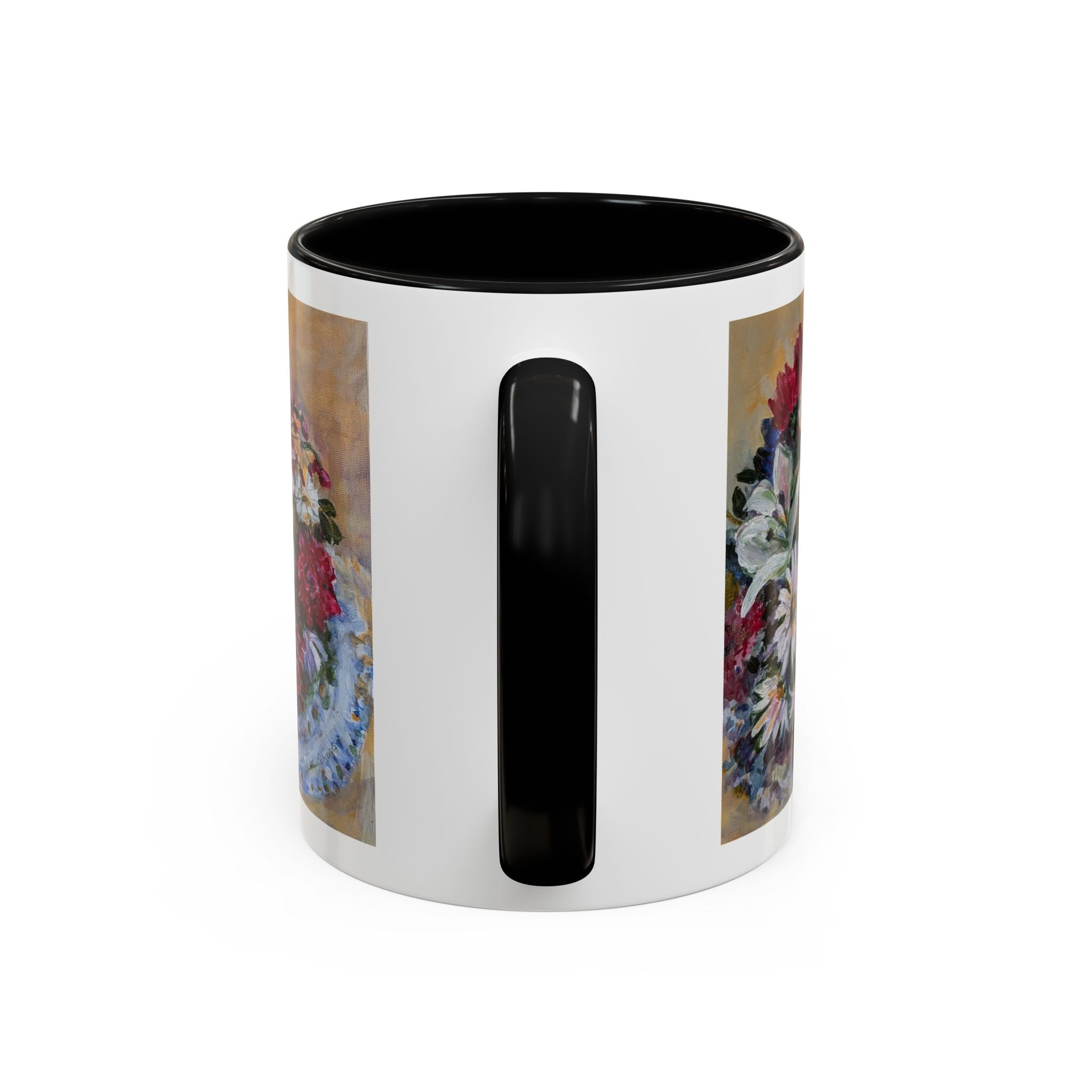 MOM Floral Bouquet Accent Coffee Mug — Chose  Interior 11/15oz