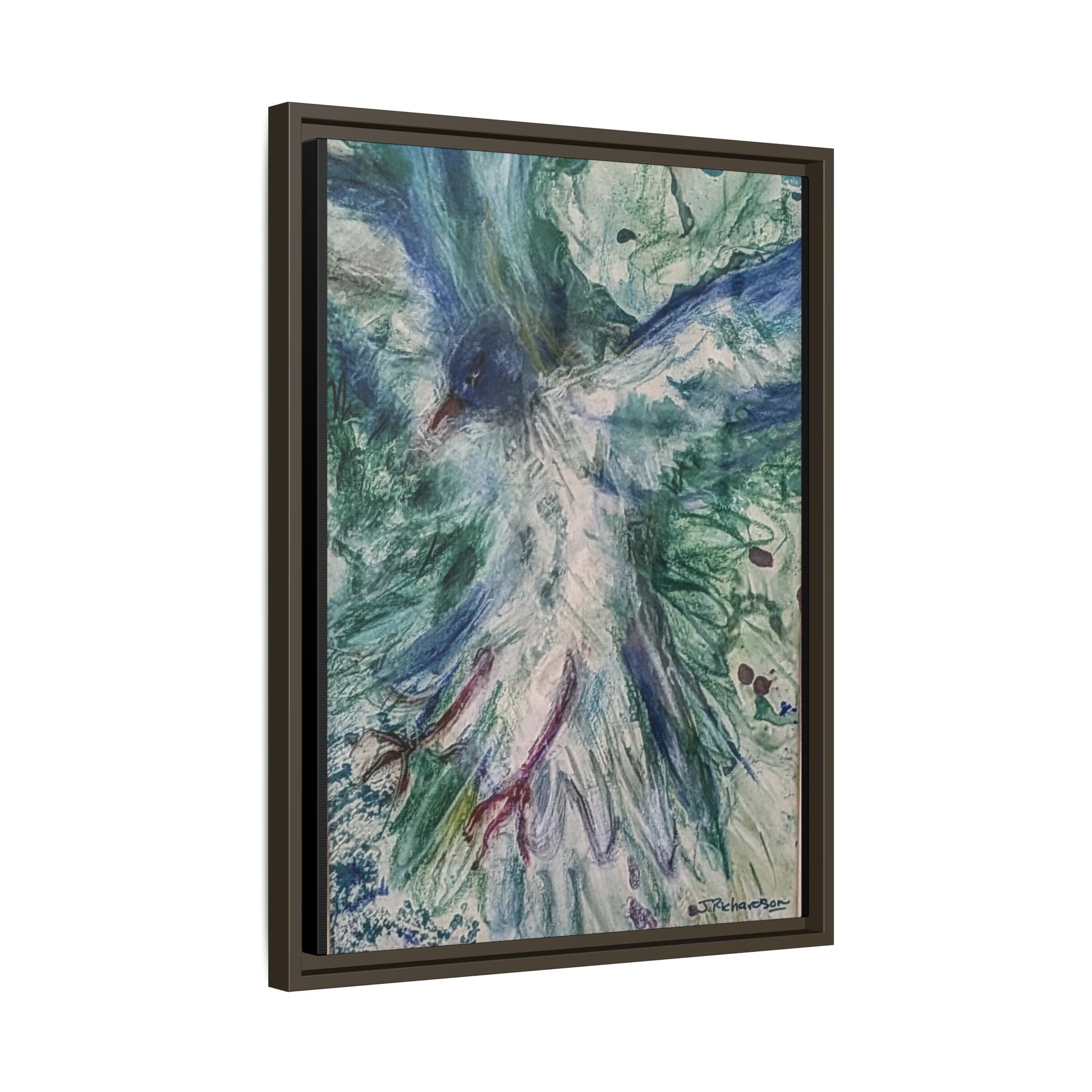 Free Bird, Framed Matte Canvas,   Multi-color frames)