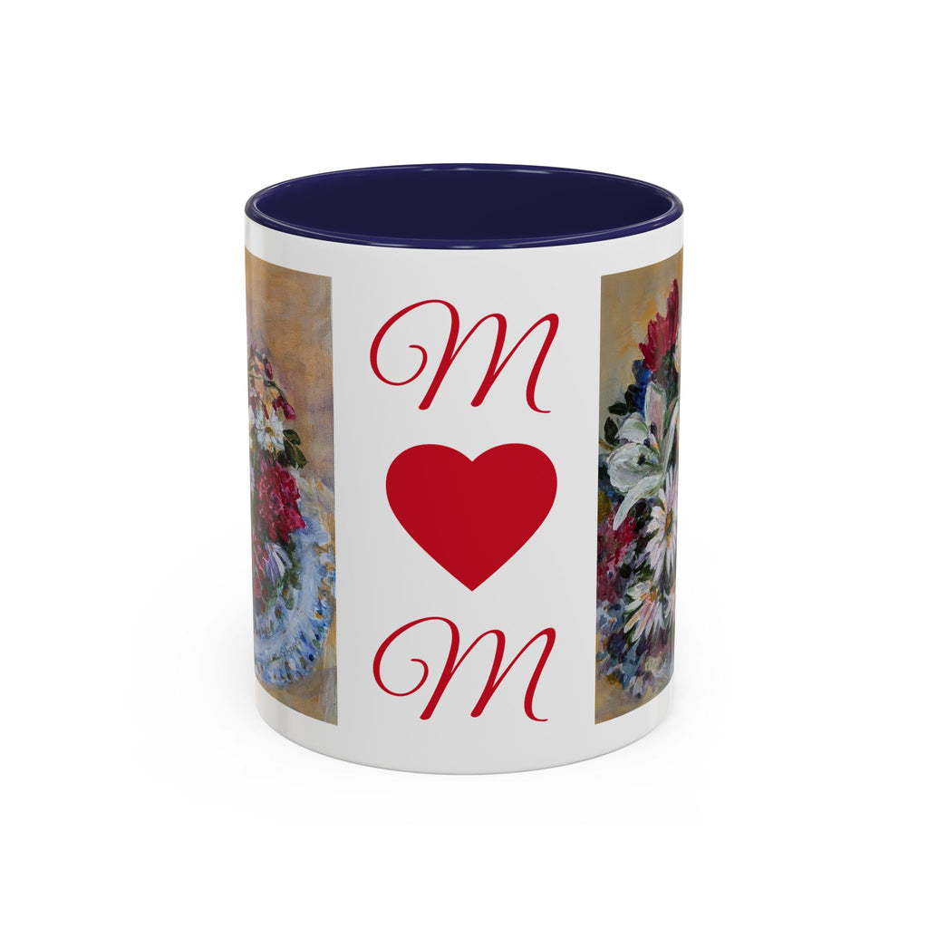 MOM Floral Bouquet Accent Coffee Mug — Chose  Interior 11/15oz