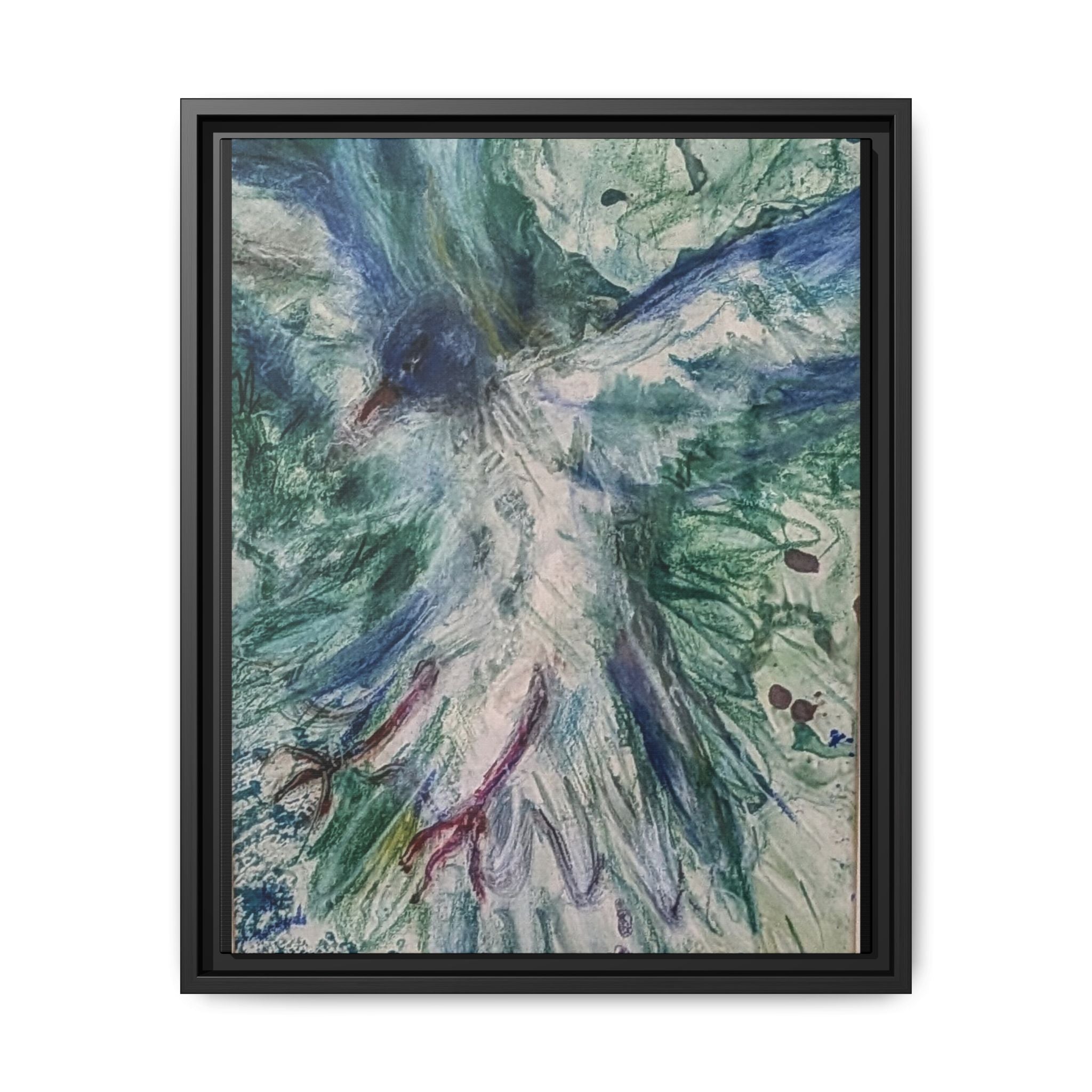 Free Bird, Framed Matte Canvas,   Multi-color frames)