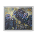Three Vultures Painting Matte Canvas