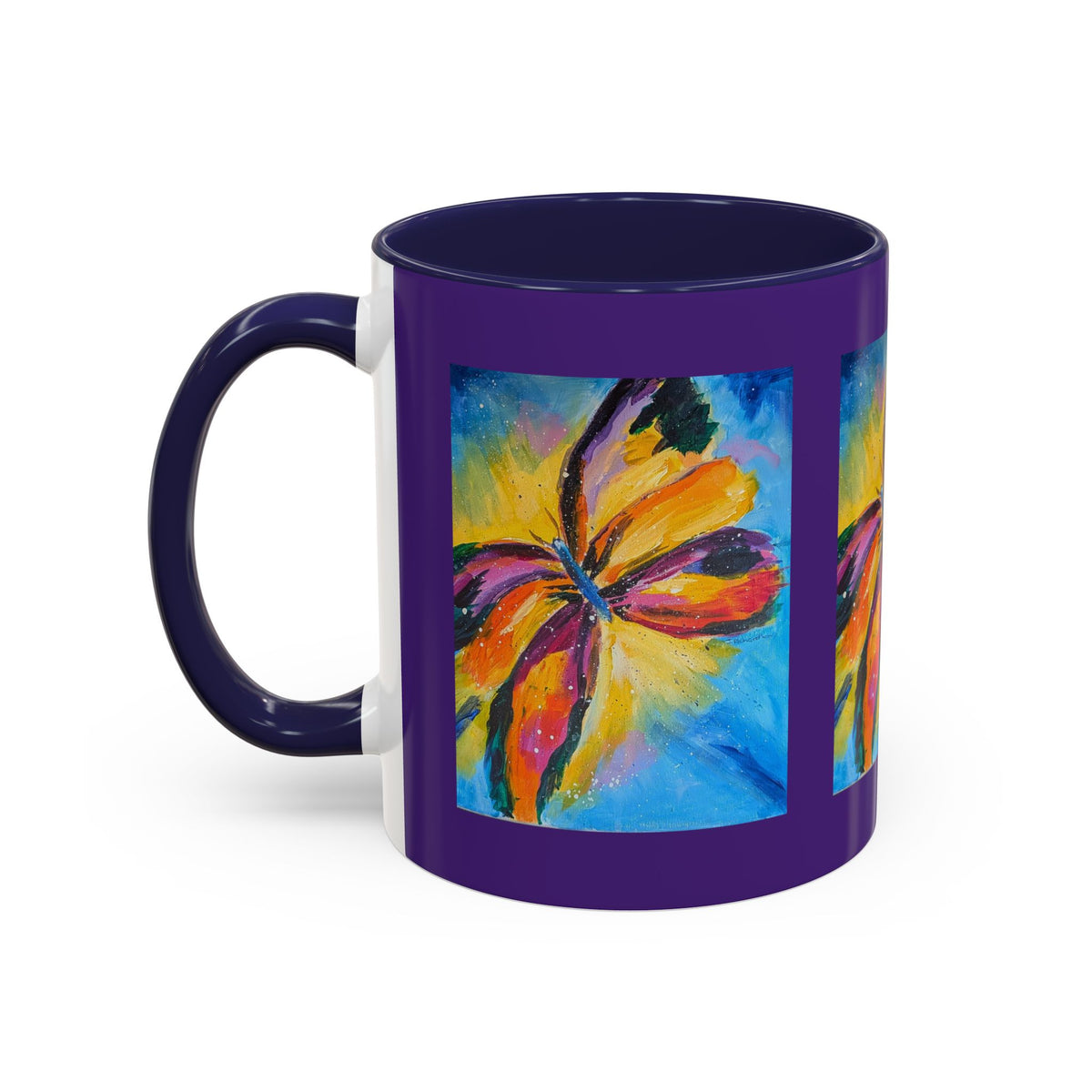 Butterfly Accent Coffee Mug Gift