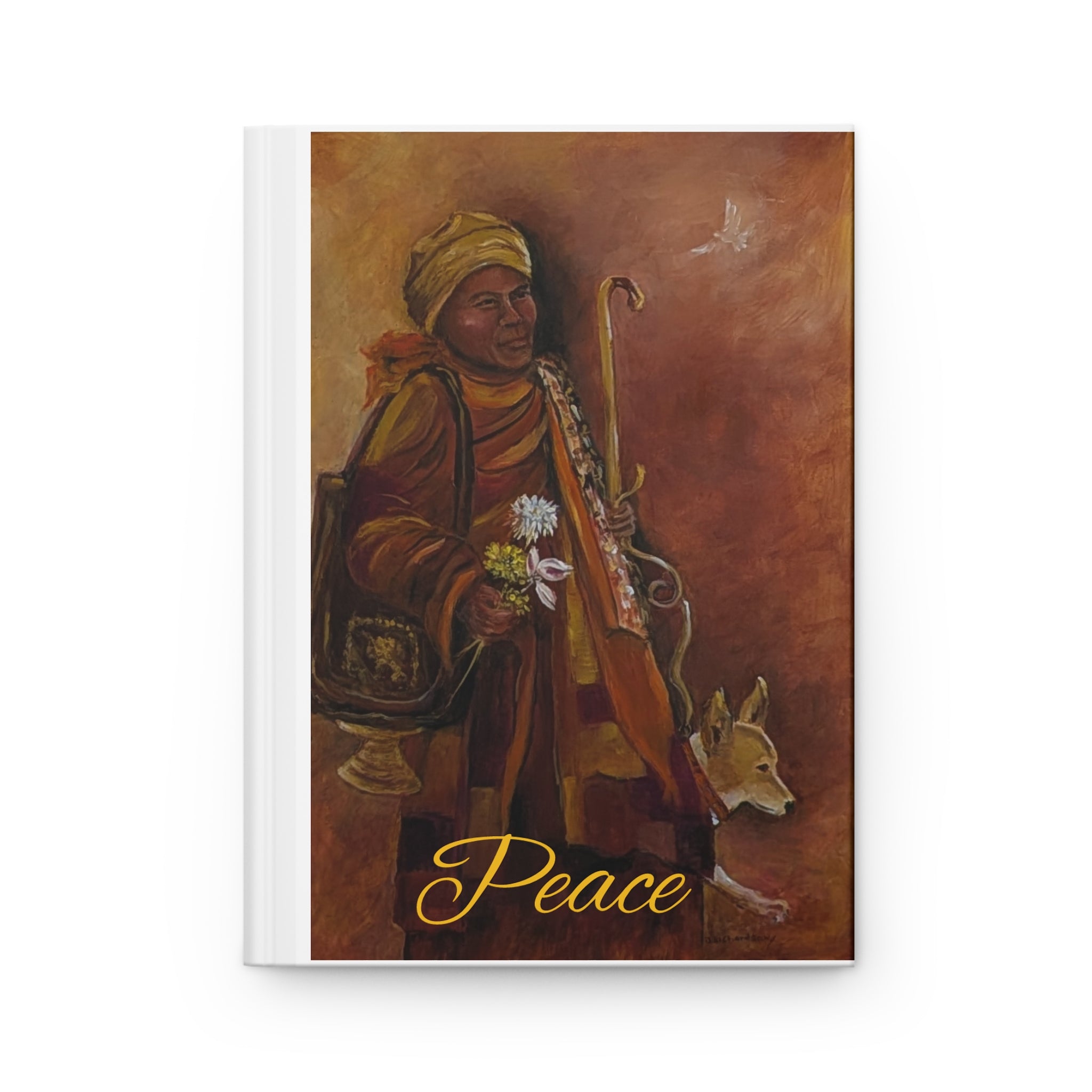 Monk Walk for Peace Hardcover Journal Matte