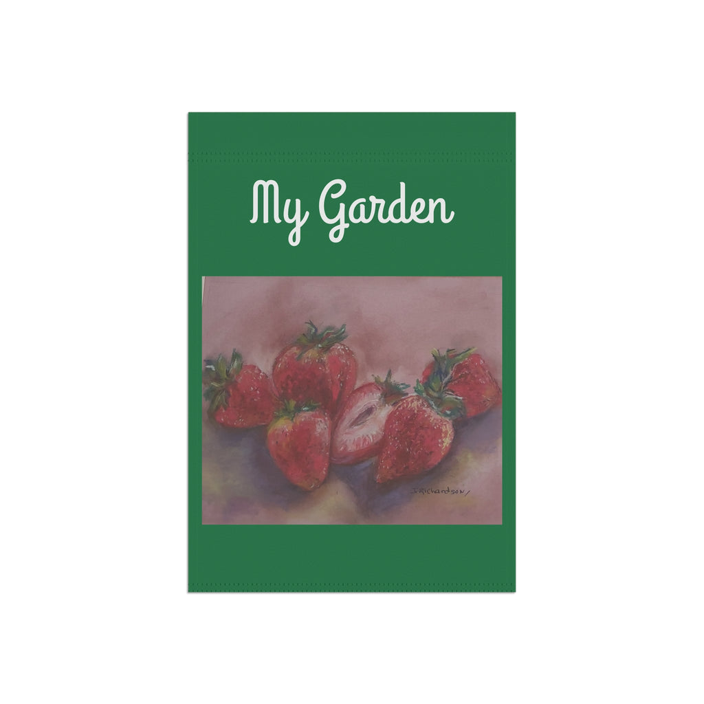 My Strawberry Garden Flag –  Banner