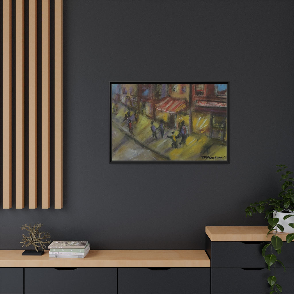 Copy of Framed Canvas Print - Colorful Bell Peppers Still Life
