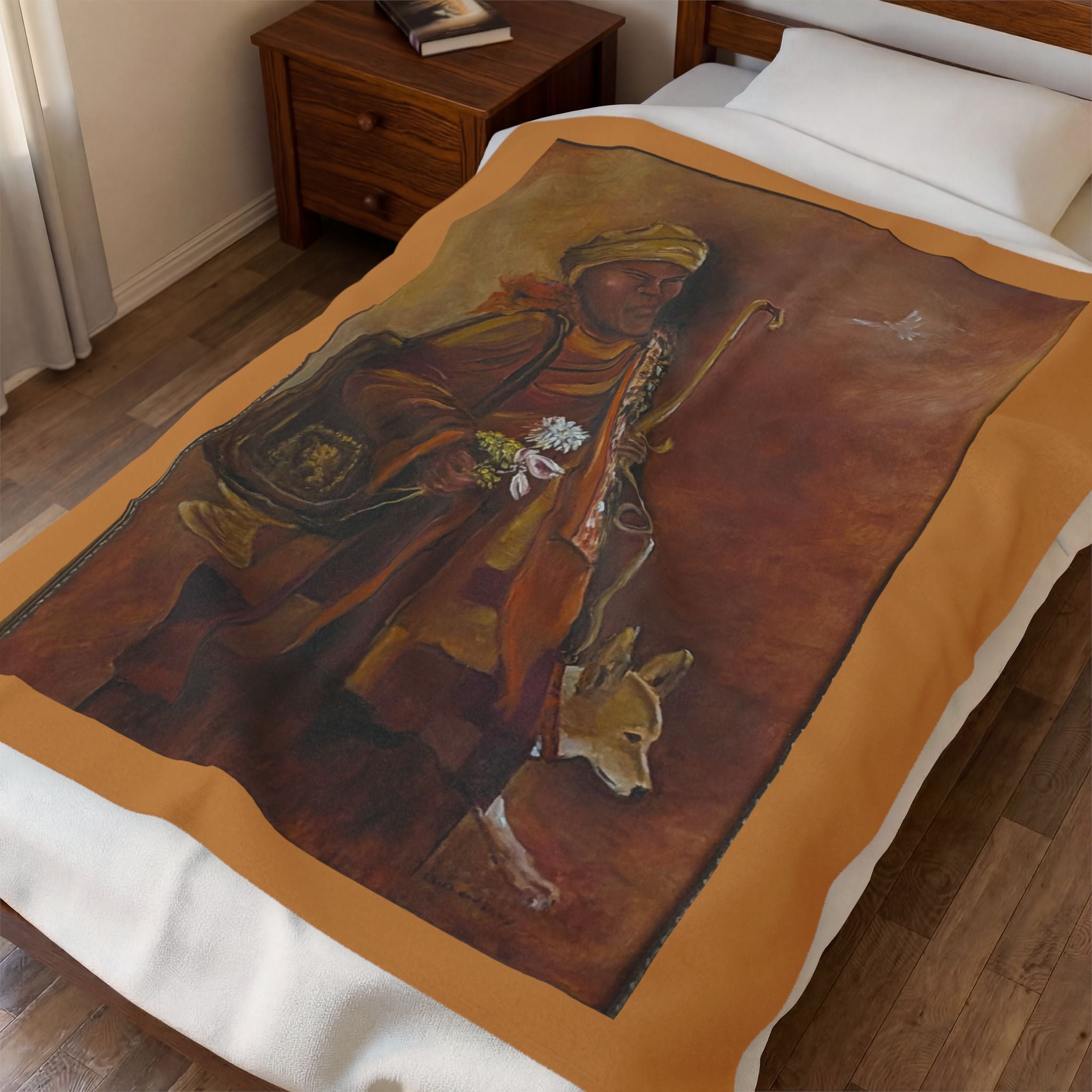"Walk for Peace" Velveteen Plush Blanket