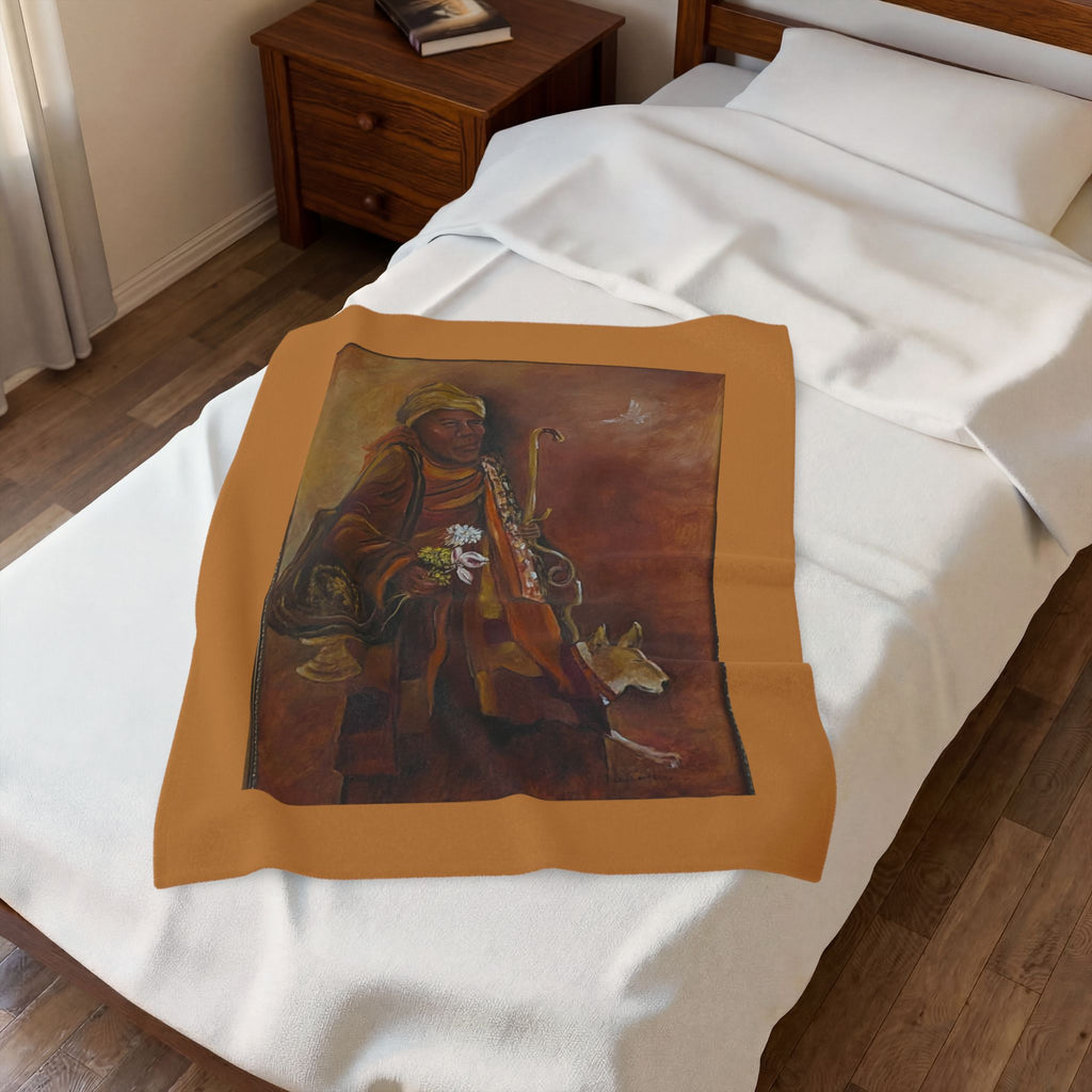"Walk for Peace" Velveteen Plush Blanket