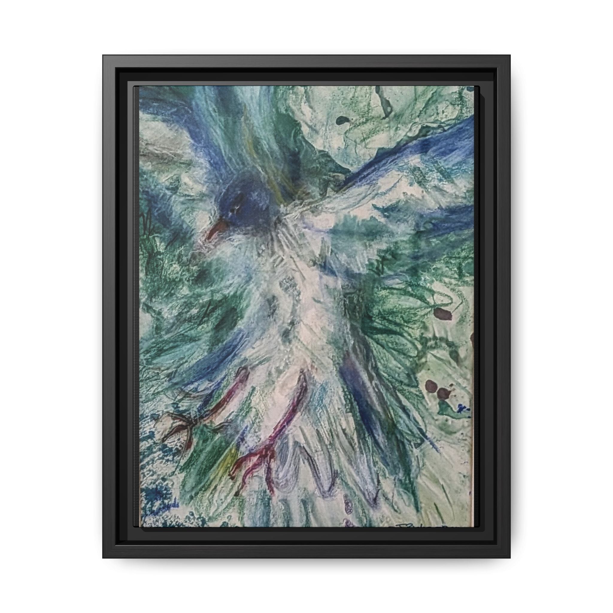 Free Bird, Framed Matte Canvas,   Multi-color frames)