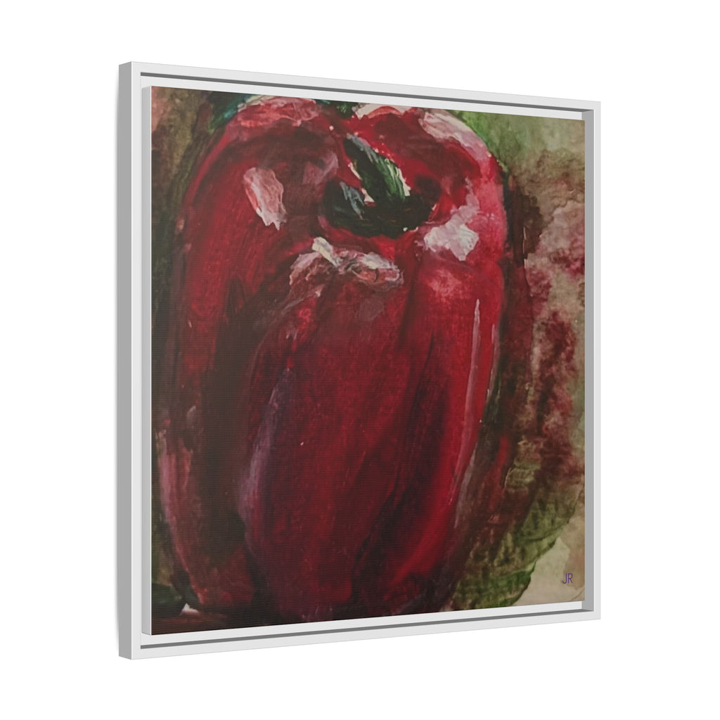 Red Bell Pepper Painting Matte Canvas