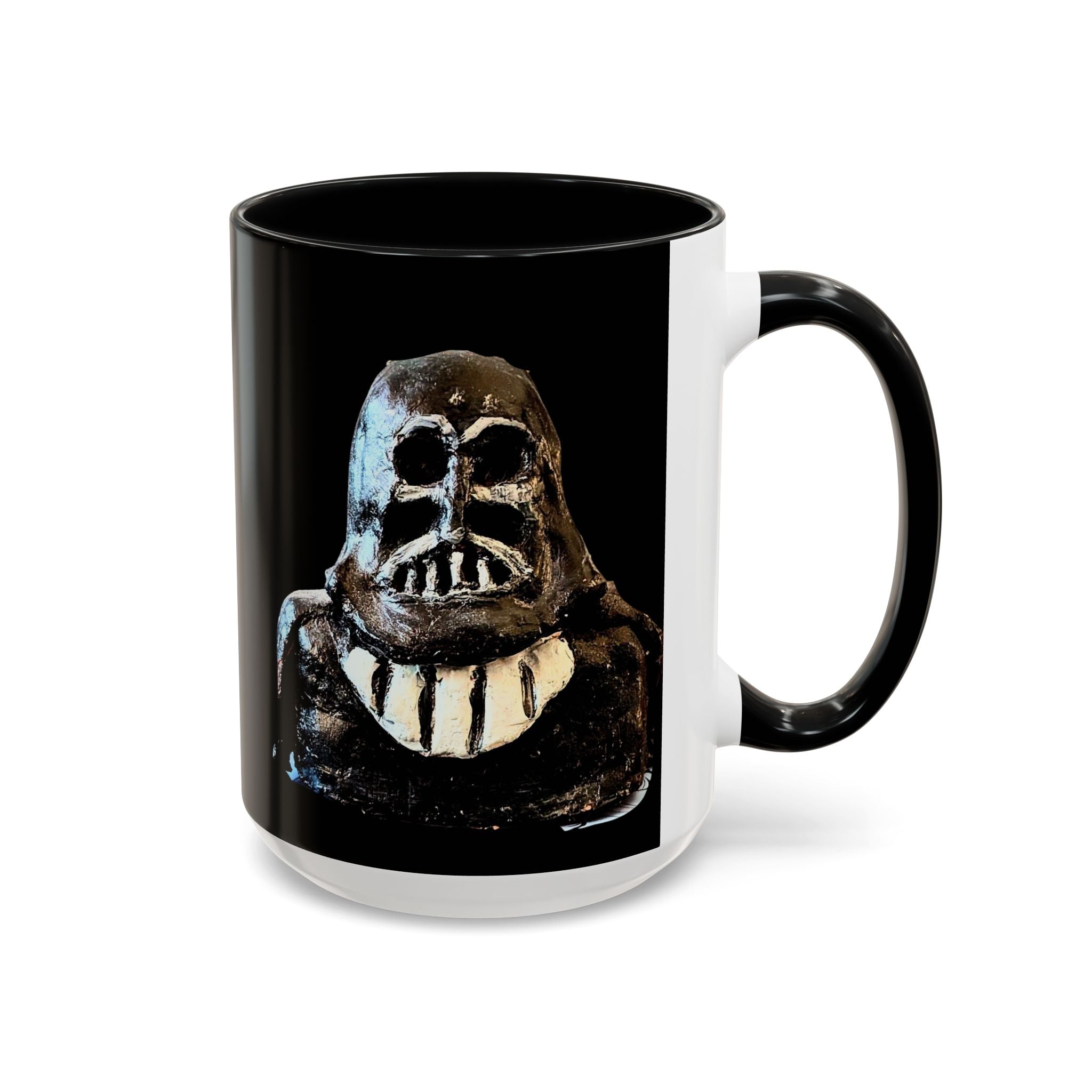 Stargazer Accent Coffee Mug – Black Accent Ceramic Mug (11/15oz)