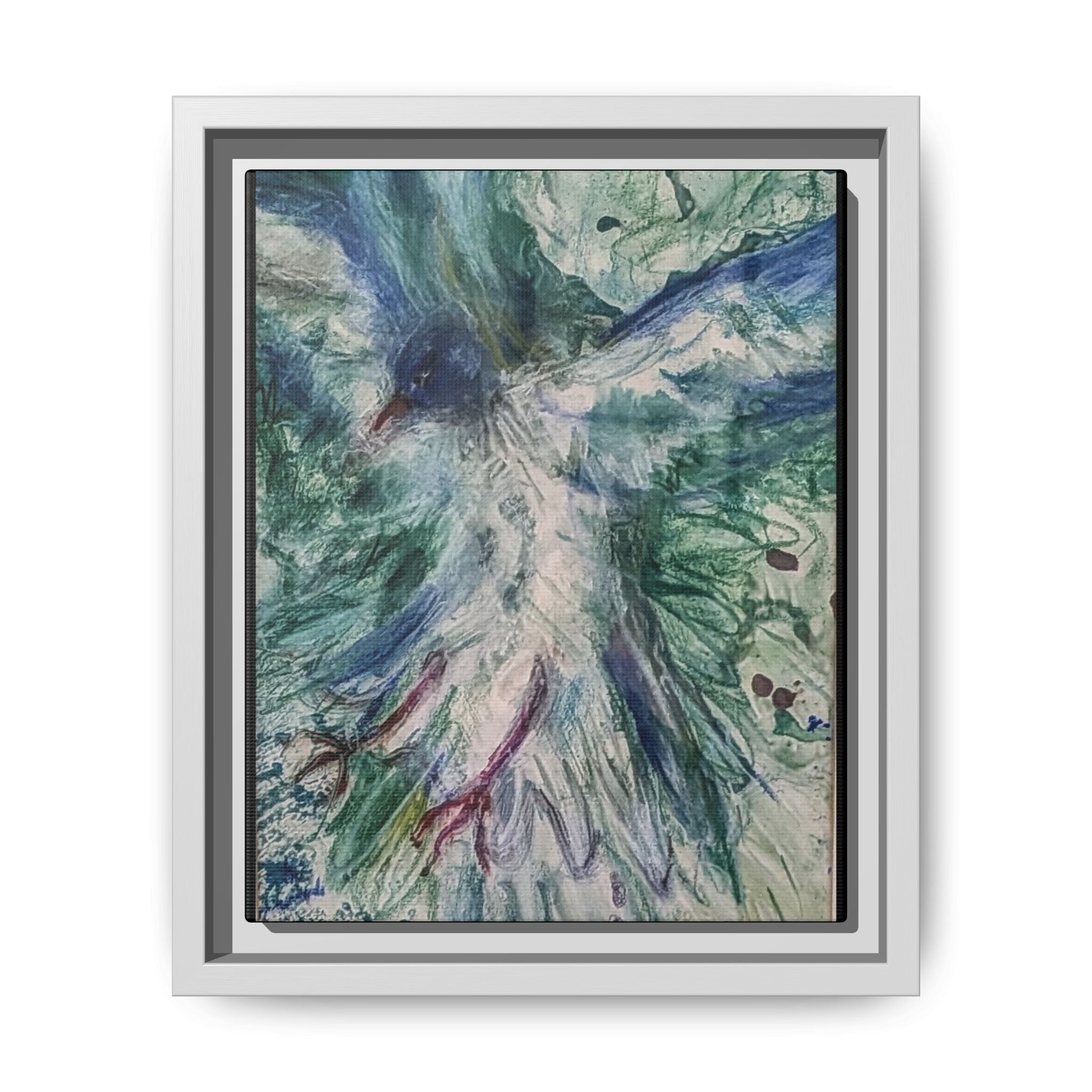 Free Bird, Framed Matte Canvas,   Multi-color frames)