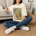 Abstract Watercolor Face Portrait T-Shirt | Artistic Brushstroke Illustration
