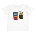 July 4th Toddler Tee —2T - 5T Patriotic Bald Eagle "USA 2026" Graphic